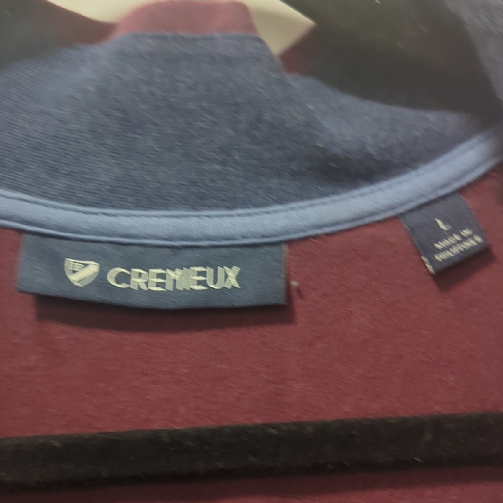 Daniel Cremieux Burgundy and Blue Pullover - Picture 2 of 2